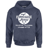 Fullerton Lanes - Fullerton, CA - Vintage Bowling Alley - Unisex Hoodie