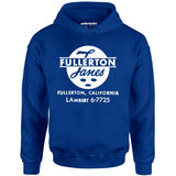 Fullerton Lanes - Fullerton, CA - Vintage Bowling Alley - Unisex Hoodie