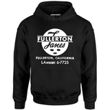 Fullerton Lanes - Fullerton, CA - Vintage Bowling Alley - Unisex Hoodie