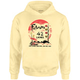 Futurama Lanes - San Jose, CA - Vintage Bowling Alley - Unisex Hoodie