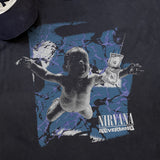 NRVANA 'NVRMIND' HEAVYWEIGHT BLACK T-SHIRT