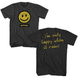 Garbage Rain Smiley Boyfriend Tee