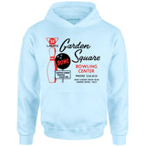 Garden Square Lanes - Garden Grove, CA - Vintage Bowling Alley - Unisex Hoodie