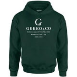 Gekko & Co. Financial Investments - Wall Street - Unisex Hoodie
