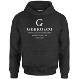 Gekko & Co. Financial Investments - Wall Street - Unisex Hoodie