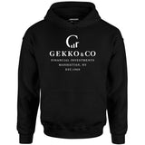 Gekko & Co. Financial Investments - Wall Street - Unisex Hoodie