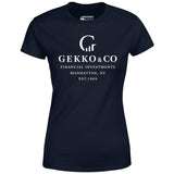 Gekko & Co. Financial Investments - Wall Street - Women's T-Shirt