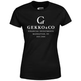 Gekko & Co. Financial Investments - Wall Street - Women's T-Shirt