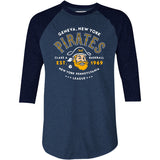 Geneva Pirates - New York - Vintage Defunct Baseball Teams - 3/4 Sleeve Raglan T-Shirt