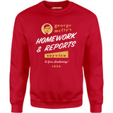 George McFly's Homework & Reports Service - Unisex Sweatshirt