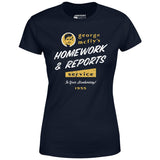 George McFly's Homework & Reports Service - Women's T-Shirt