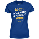 George McFly's Homework & Reports Service - Women's T-Shirt