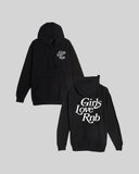Girls Love Rnb Black Hoodie