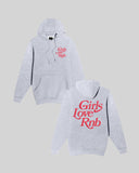Girls Love Rnb Heather Grey Hoodie