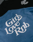 Girls Love Rnb Pebble Blue Crewneck Sweatshirt