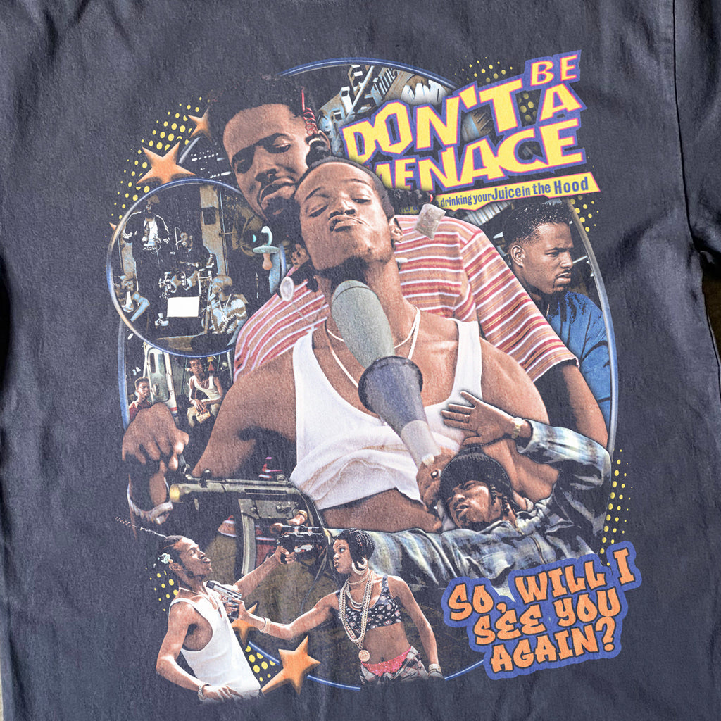 DON'T BE A MENACE MOVIE V2 HEAVYWEIGHT BLACK T-SHIRT
