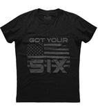 Got Your Six USA Flag Patriotic T-Shirt (O)
