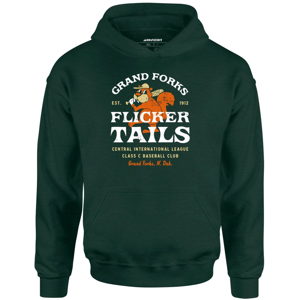 Grand Forks Flickertails - North Dakota - Vintage Defunct Baseball Teams - Unisex Hoodie