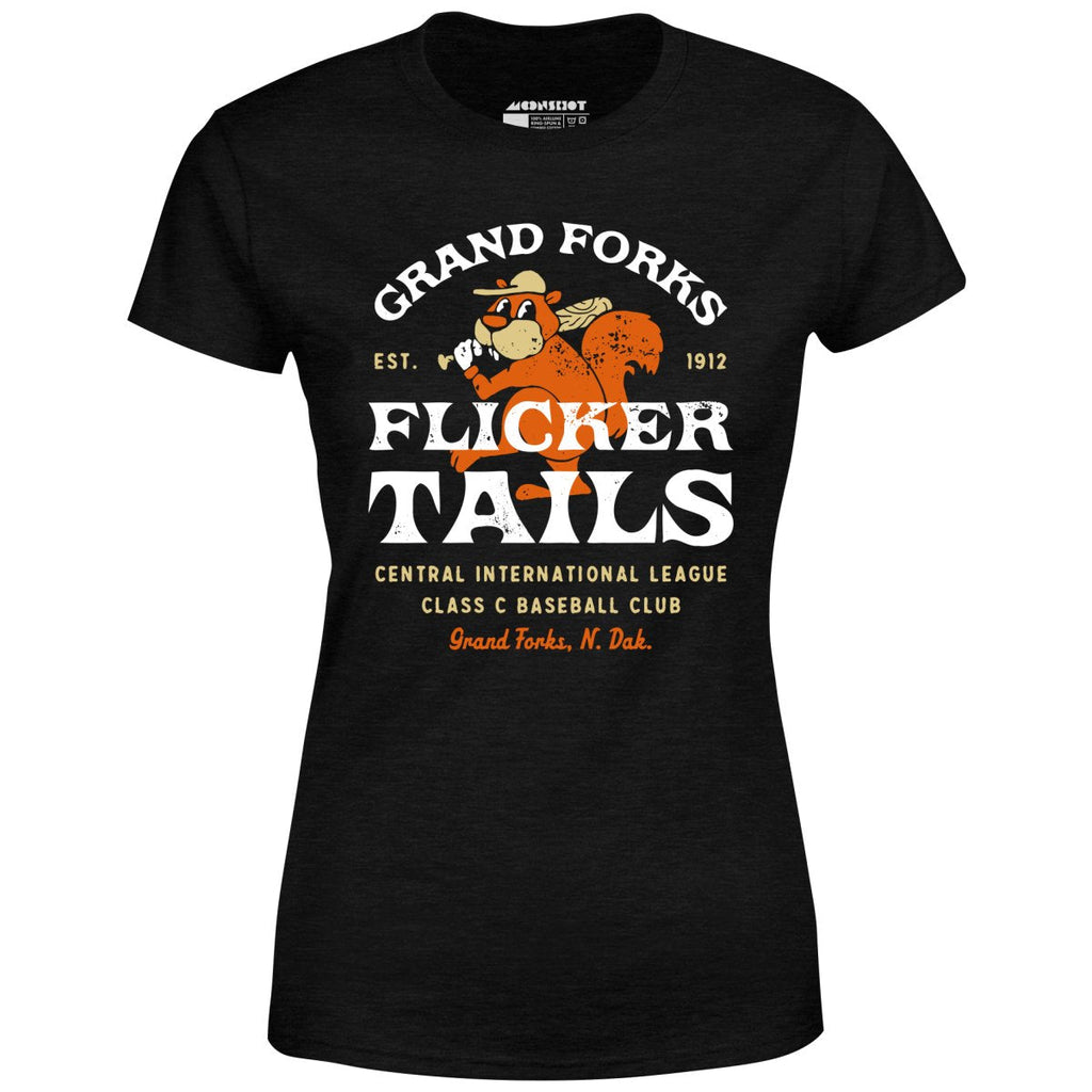 Grand Forks Flickertails - North Dakota - Vintage Defunct Baseball Teams - Women's T-Shirt