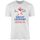 Great Leopard Roller Skating Rink - Chester, PA - Vintage Roller Rink - Unisex T-Shirt