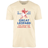 Great Leopard Roller Skating Rink - Chester, PA - Vintage Roller Rink - Unisex T-Shirt