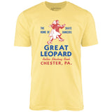 Great Leopard Roller Skating Rink - Chester, PA - Vintage Roller Rink - Unisex T-Shirt