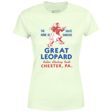 Great Leopard Roller Skating Rink - Chester, PA - Vintage Roller Rink - Women's T-Shirt