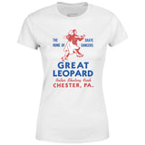 Great Leopard Roller Skating Rink - Chester, PA - Vintage Roller Rink - Women's T-Shirt