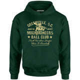 Greenville Mountaineers - South Carolina - Vintage Defunct Baseball Teams - Unisex Hoodie
