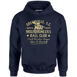 Greenville Mountaineers - South Carolina - Vintage Defunct Baseball Teams - Unisex Hoodie