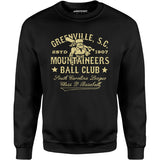 Greenville Mountaineers - South Carolina - Vintage Defunct Baseball Teams - Unisex Sweatshirt