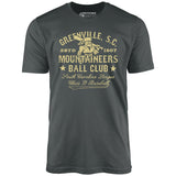 Greenville Mountaineers - South Carolina - Vintage Defunct Baseball Teams - Unisex T-Shirt