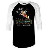 Hacienda Hotel & Casino - Vintage Las Vegas - 3/4 Sleeve Raglan T-Shirt