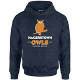 Hagerstown Owls - Maryland - Vintage Defunct Baseball Teams - Unisex Hoodie