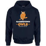 Hagerstown Owls - Maryland - Vintage Defunct Baseball Teams - Unisex Hoodie