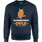 Hagerstown Owls - Maryland - Vintage Defunct Baseball Teams - Unisex Sweatshirt