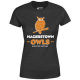 Hagerstown Owls - Maryland - Vintage Defunct Baseball Teams - Women's T-Shirt