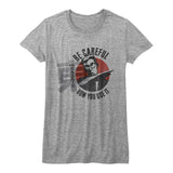 Hai Karate Careful Womens T-Shirt