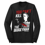 Halloween Boogeyman Long Sleeve Boyfriend Tee