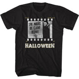 Halloween Film Strip-No Knife Boyfriend Tee