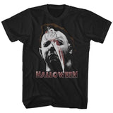 Halloween Mask & Knife Boyfriend Tee