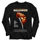 Halloween - Movie Poster Long Sleeve Boyfriend Tee