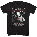 Halloween - Slashing Thru The Snow Boyfriend Tee