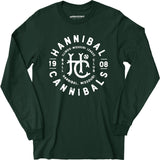 Hannibal Cannibals - Missouri - Vintage Defunct Baseball Teams - Long Sleeve T-Shirt