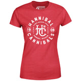 Hannibal Cannibals - Missouri - Vintage Defunct Baseball Teams - Women's T-Shirt
