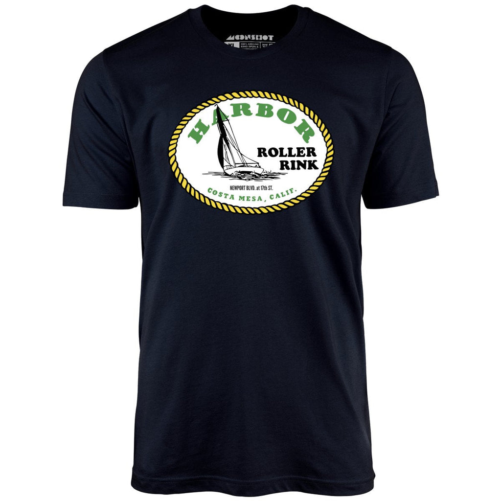 Harbor Roller Rink - Costa Mesa, CA - Vintage Roller Rink - Unisex T-Shirt