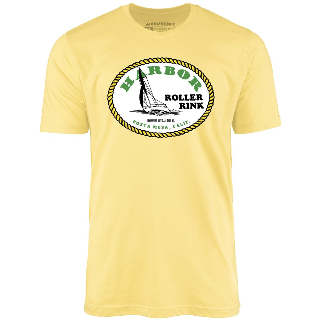 Harbor Roller Rink - Costa Mesa, CA - Vintage Roller Rink - Unisex T-Shirt