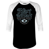 Hart to Hart Detective Agency - 3/4 Sleeve Raglan T-Shirt