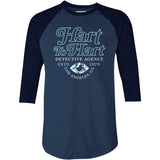 Hart to Hart Detective Agency - 3/4 Sleeve Raglan T-Shirt