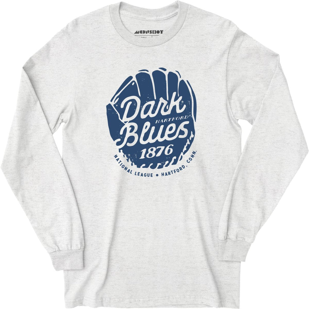 Hartford Dark Blues - Connecticut - Vintage Defunct Baseball Teams - Long Sleeve T-Shirt